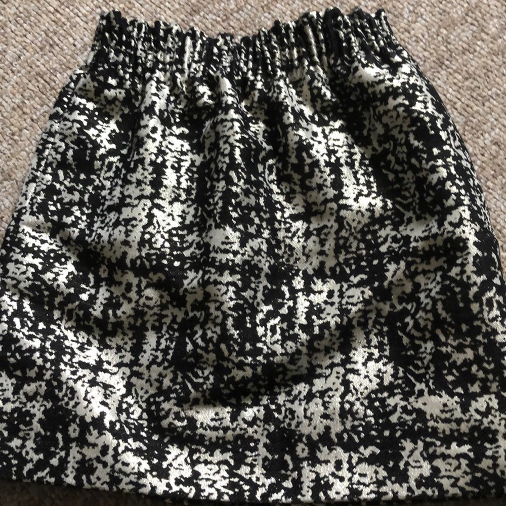 Gold foil skirt